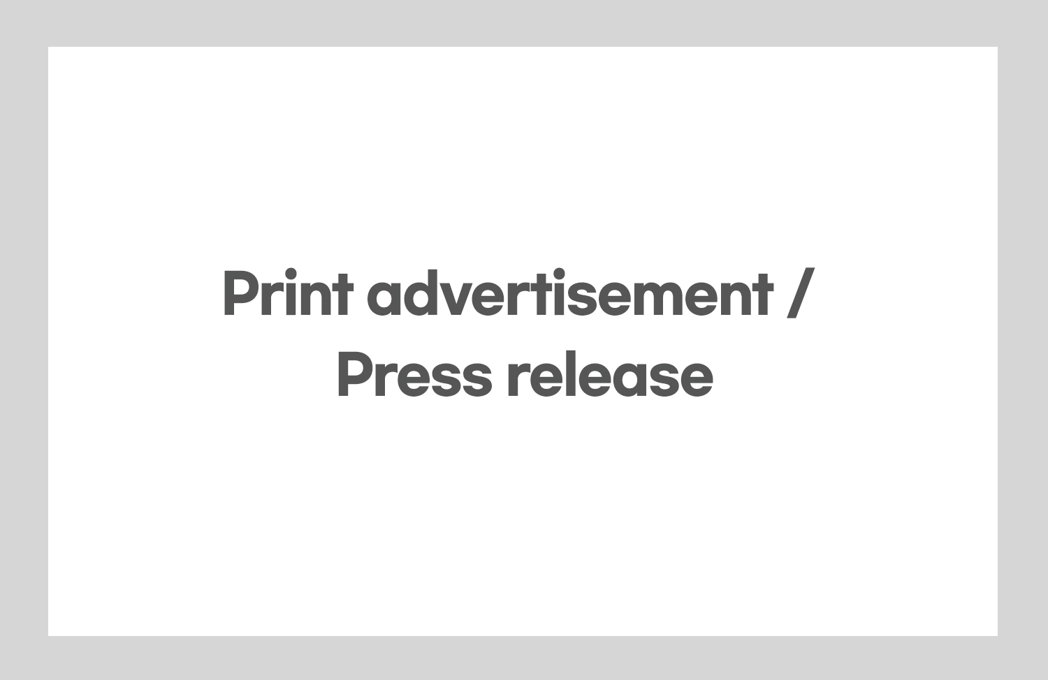 [Paper advertisement, Press release 2022-2023]